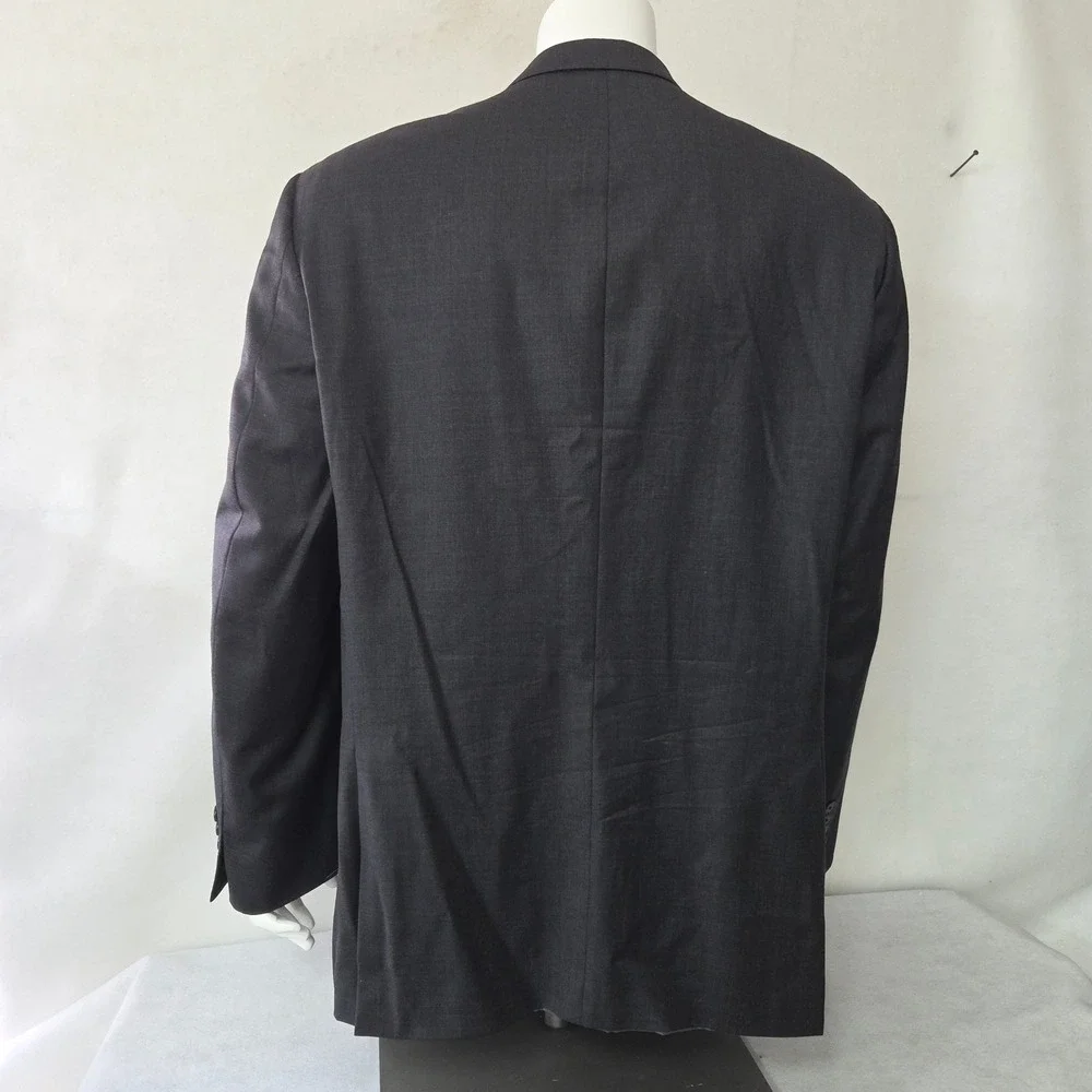 Peter Millar Men's 48T Charcoal Wool Suit Jacket Blazer Made in Canada Sportcoat